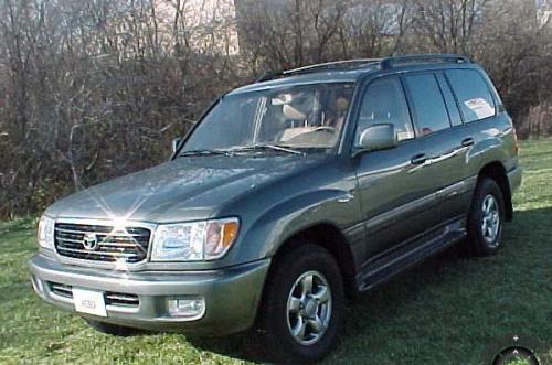 Photo of a 1998-2002 Toyota Land Cruiser in Riverock Green Mica (paint color code 1C3)