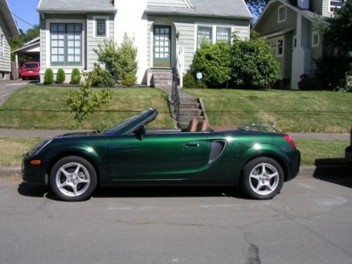 Photo of a 2001-2005 Toyota MR2 in Electric Green Mica (paint color code 6R4)