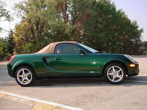 Photo of a 2001-2005 Toyota MR2 in Electric Green Mica (paint color code 6R4)