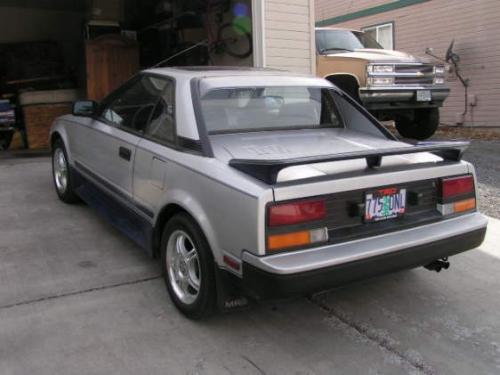 Photo of a 1985-1986 Toyota MR2 in Super Silver Metallic (paint color code 150)