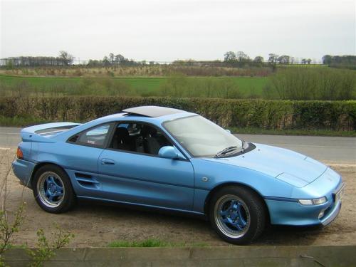 Photo of a 1993 Toyota MR2 in Blue Metallic (paint color code 8J2)