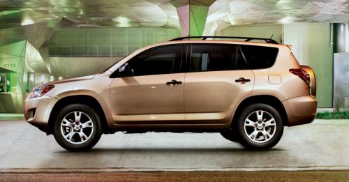 Photo of a 2009-2012 Toyota RAV4 in Sandy Beach Metallic (paint color code 4T8)