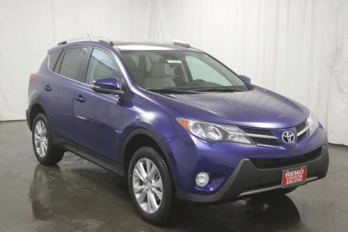 Photo of a 2014-2015 Toyota RAV4 in Blue Crush Metallic (paint color code 8W7)