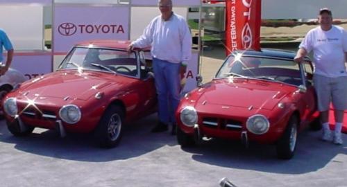 Photo of a 1965-1969 Toyota Sports 800 in Seminole Red (paint color code T332)