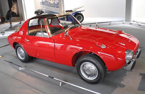 Photo of a 1965-1969 Toyota Sports 800 in Seminole Red (paint color code T332)