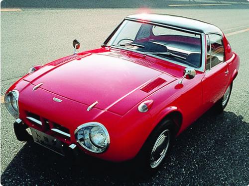 Photo of a 1965-1969 Toyota Sports 800 in Seminole Red (paint color code T332)