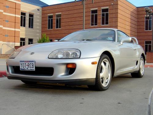 Photo of a 1993.5-1997 Toyota Supra in Alpine Silver Metallic (paint color code 199)