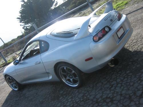 Photo of a 1993.5-1997 Toyota Supra in Alpine Silver Metallic (paint color code 199)