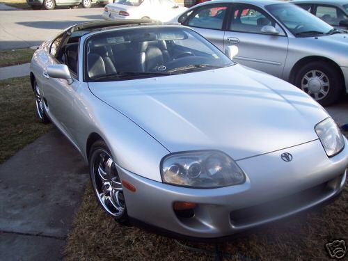 Photo of a 1993.5-1997 Toyota Supra in Alpine Silver Metallic (paint color code 199)