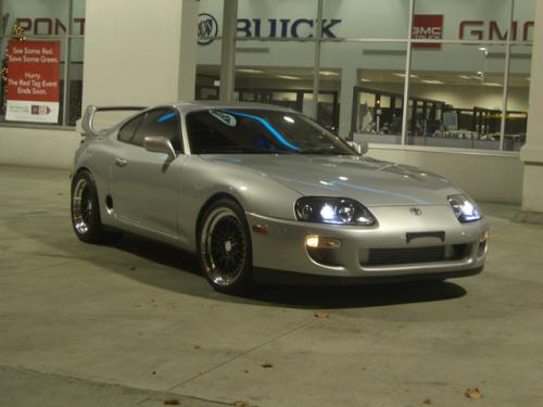 Photo of a 1993.5-1997 Toyota Supra in Alpine Silver Metallic (paint color code 199)