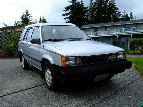 Photo of a 1983-1986 Toyota Tercel in Silver Metallic (paint color code 2J6)