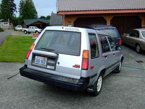 Photo of a 1983-1986 Toyota Tercel in Silver Metallic (paint color code 2J6)