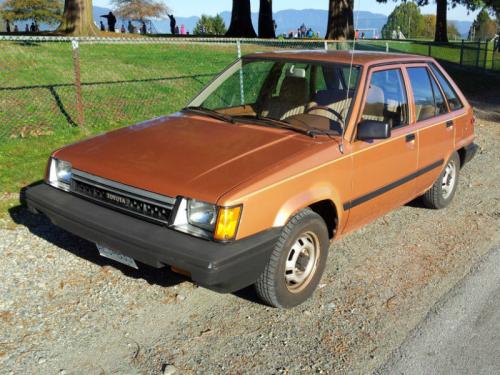 Photo of a 1984 Toyota Tercel in Dark Orange Metallic (paint color code 3D6)