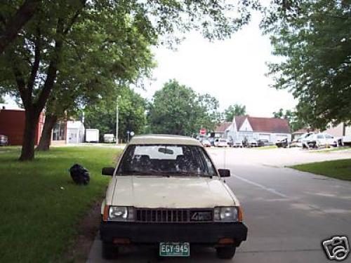 Photo of a 1983-1984 Toyota Tercel in Creme (paint color code 557)