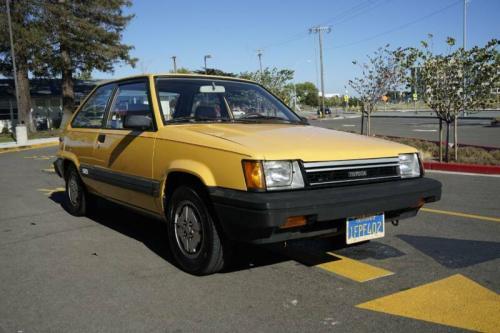 Photo of a 1983 Toyota Tercel in Light Yellow (paint color code 558)