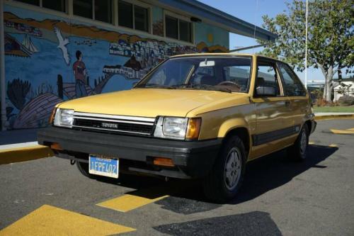 Photo of a 1983 Toyota Tercel in Light Yellow (paint color code 558)