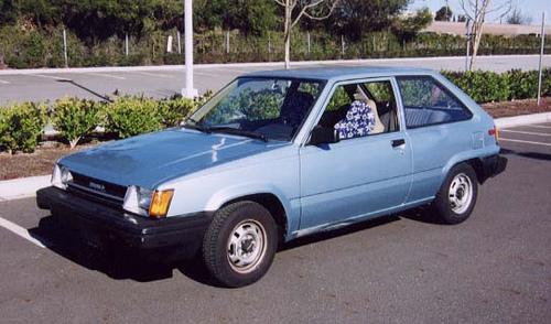 Photo of a 1984-1985 Toyota Tercel in Light Blue Metallic (paint color code 2R8)