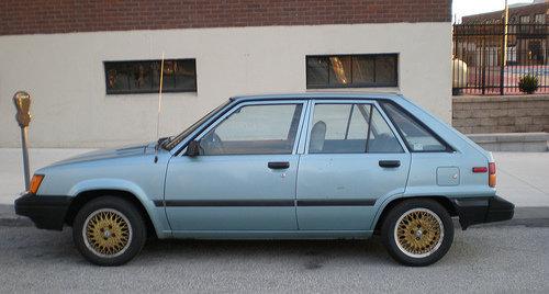 Photo of a 1984-1985 Toyota Tercel in Light Blue Metallic (paint color code 2R8)