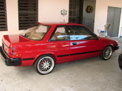 Photo of a 1987-1990 Toyota Tercel in Red (paint color code 3E6)