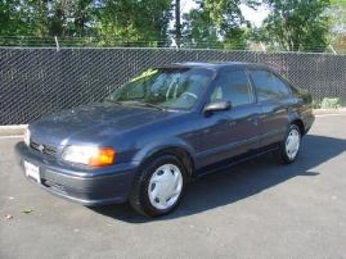 Photo of a 1997 Toyota Tercel in Blue Velvet Pearl (paint color code 8L3)