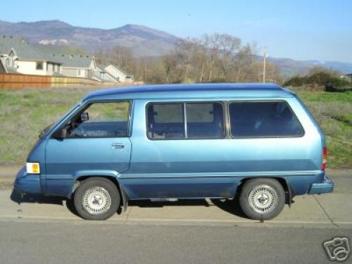 Photo of a 1985 Toyota Van in Blue Metallic (paint color code 8A9)