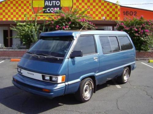 Photo of a 1985 Toyota Van in Blue Metallic (paint color code 8A9)